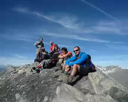 PXL026 Au sommet du Pic du Mas de la Grave (3020 m). Mission accomplie.